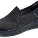 Skechers Women's Hands Free Slip-Ins Go Walk Flex-Relish Sneaker (7 Wide, Black)