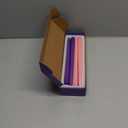 Christmas Advent Candles Set, 6 Purple and 2 Pink Taper Candles, 10" Unscented Candlestick for Seasonal Celebrations