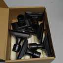 Homemory 6 Pcs Window Candles with Sensor Dusk to Dawn, Ivory Electric Window Candle Flickering, Christmas Fake Candles Battery Operated, Led Candlesticks with Black Holders for Xmas Holiday Decor