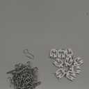 Jetec 50 Pcs Curtain Track Rollers Bulk Ceiling Curtain Track Hooks Flexible Bendable Clips 11 mm White Plastic Drapery Rail Gliders with Hooks for Shower Window (White)