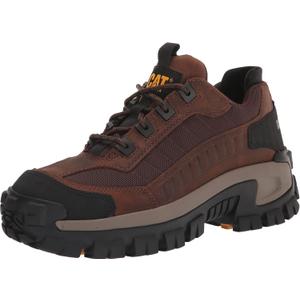 CAT Footwear Mens Invader Steel ToeWork Shoe (Brown) 7