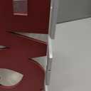 Pickmesh Valentine's Day Flower Vase Love Shaped Centerpiece for Table Decoration Red Love Wooden Sign Romantic Heart Glass Cylinder Vase for Home Valentine Gift Women Birthday Anniversary Wedding