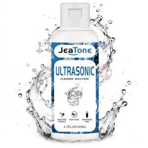 Ultrasonic Jewelry Cleaner Solution for Ultrasonic Cleaner Machine, Professional Cleaning of Jewelry, Diamonds, Gold, Silver, Remove Odors, Discoloration & Stains 50ml (Blue)