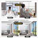Weather Stripping Door Seal,Weather Stripping,Soundproof,Cold Insulation,High Density CR Foam Insulation Tape for Door, Front Door Frame, Windows,Sliding Door (Black, 1 in x 1/4 in x 13Ft)