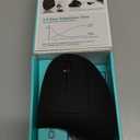 Ergonomic Mouse, LEKVEY Vertical Wireless Mouse - Rechargeable 2.4G Optical Vertical Mice : 3 Adjustable DPI 800/1200/1600 Levels 6 Buttons, for Laptop, Mac, PC, Computer, Desktop, Notebook etc, Black