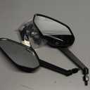 Zacro 2 Pack Bike Mirror, Bike Mirror Handlebar Mount, 360Adjustable Bicycle Rear View Mirror, Scratch Resistant Glass Lens, Fit for Mountain Bikes, City Road Bikes, E-bikes, Scooter