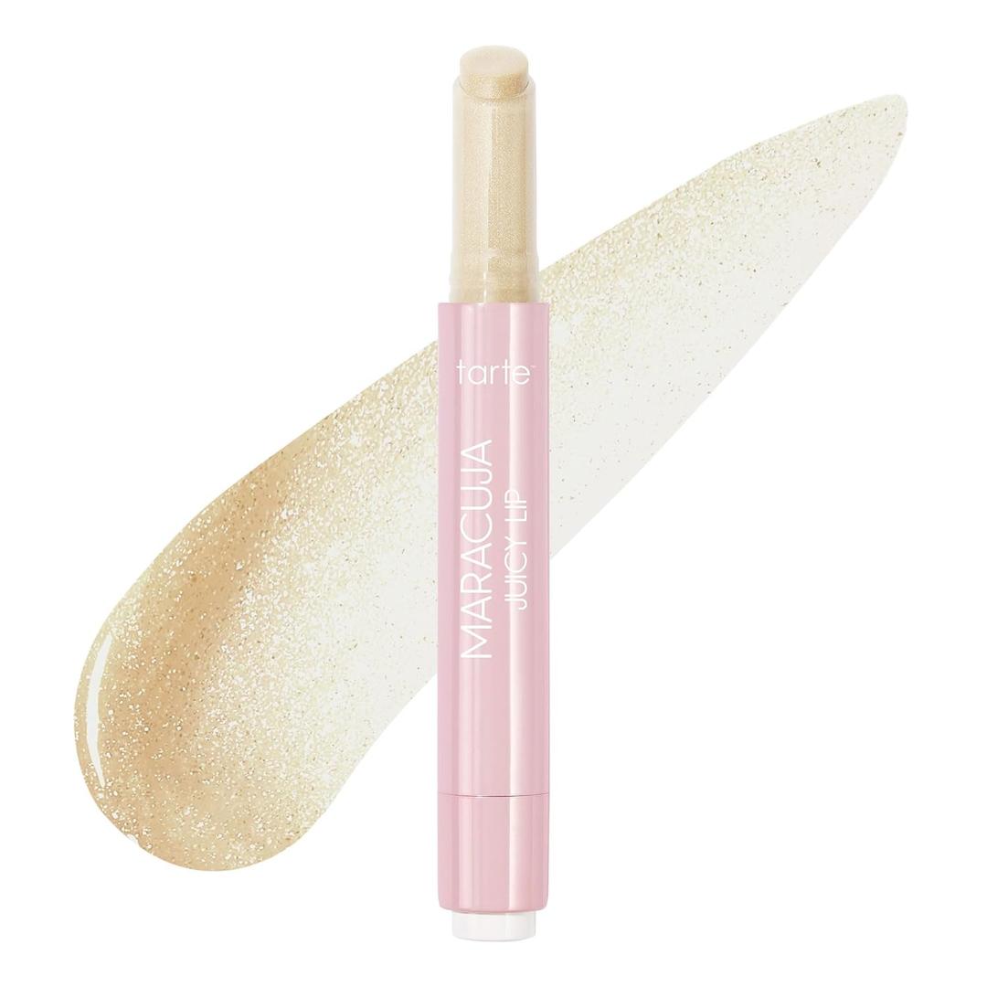 tarte maracuja juicy lip balm gloss  Viral Nourishing Lip Butter Color with High-Shine Hydration, Skincare Infused with Vitamin E, Vegan & Cruelty-Free