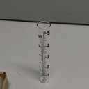5" Capacity Rain Gauge Glass Replacement Tube for Yard Garden Outdoor (Set of 2) (Clear)