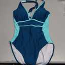 Blooming Jelly Women Tummy Control Swimsuits One Piece Modest Bathing Suit Lace Up Slimming Swim Suits 2025 (Large, Peacock Green)