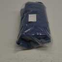 The Cotton Ottoman Slipcover Replacement. It Fits Pottery Barn PB Basic Ottoman. Dense Cotton Sofa Footstool Cover (Blue)