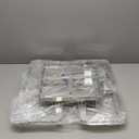 FRIXCHUR 20 Crystal Chandelier Square Crystal Flush Mount Ceiling Light 8 Lights Led Crystal Ceiling Pendant Light Modern Led Chandeliers for Bedroom Dining Room Bedroom Variable Light