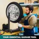 Motorcycle Wheel Balance Stand, Heavy-Duty Single-Axle Wheel Balancing Tool for Static & Dynamic Tire Alignment