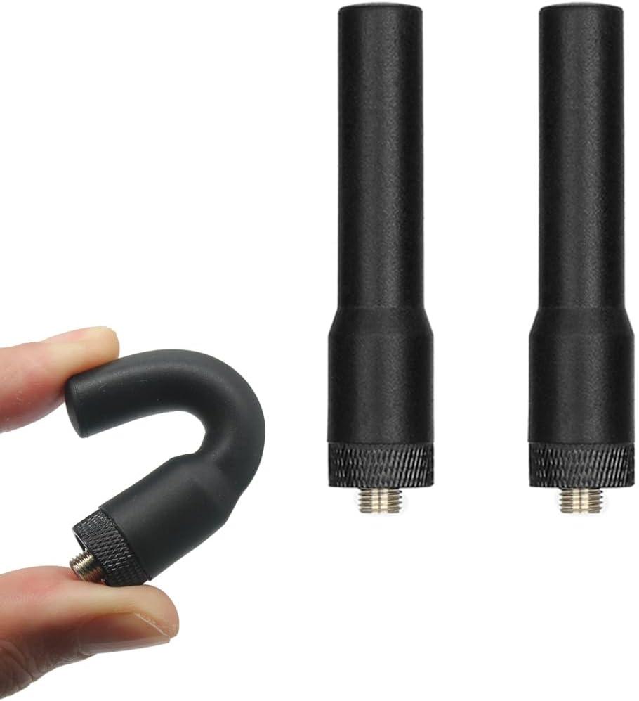 2.7 inch Mini Soft Whip SMA-Female Ham Radio Antenna Dual Band VHF UHF Antenna Compatible with Kenwood and Compatible with baofeng Radio UV-5R UV-82 Two-Way Radio