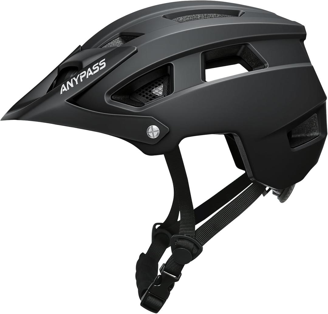 Mountain Bike Helmet Adult Men Women  Ultra Comfort, Super Lightweight Bicycle Helmets, MTB Cycling Gear Biking Accessories with Adjustable Fit & Removable Sun Visor