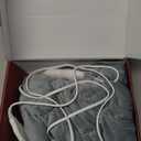 Drewin Weighted Heating Pad for Relax and Calm, Velvet-Soft 7 lbs Electric Lap Blanket for Neck Shoulders Back, Washable Warm Weighted Lap Blanket with 4 Heating Levels, 24" x 29", Grey