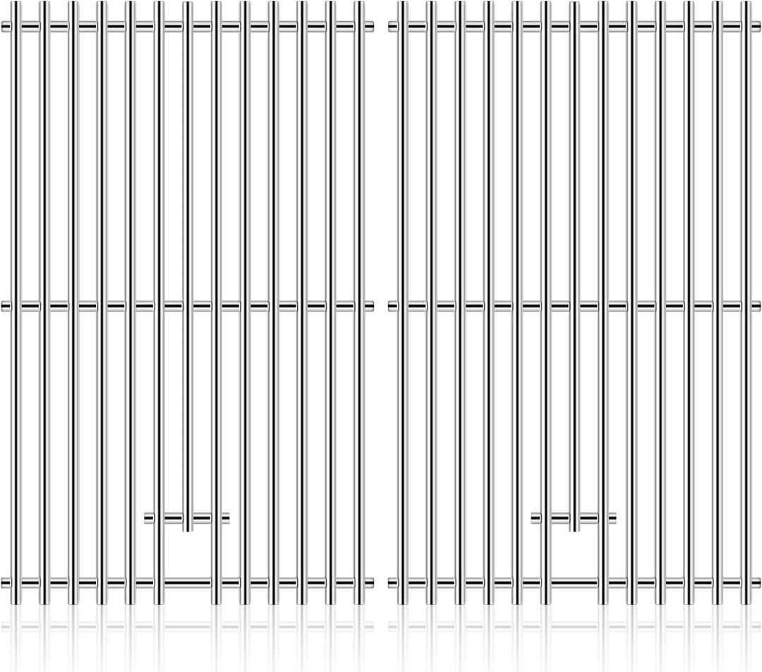 Adviace Grill Parts for Kitchenaid 720-0819, 720-0819G 2 Burner Gas Grill, Grill Grates Replacement for Kitchenaid BBQ 720-0819, Kitchenaid 720-0819G Costco
