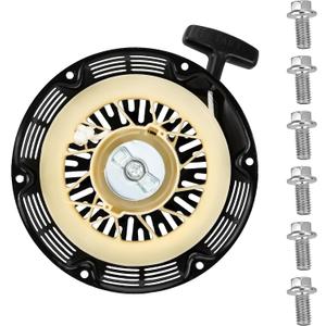 Recoil Starter Assembly with Pull Cord Compatible with Ryobi RY905500 6500 5500 7000 8000 3600 Watt Gas Generator 389cc 420cc