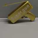 Sopu Make it Rain Money Gun Paper Playing Spary Money Toy Gun, Prop Money Gun Cash Gun Toy Party Supplies (Metallic Gold)
