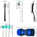 Elkanah Cleaning Brushes for Household use Small Cleaning Brushes for Small Spaces Sink Bathroom Deep Cleaning Supplies Set of 10