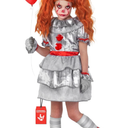 Morph Scary Clown Costume For Kids, Scary Clown Costume, Girls Halloween Costumes, Halloween Costumes For Kids, XL