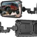 JOYTUTUS Wrangler Mirrors Doors Off or Doors On with Integrated Spot Light Mount Compatible with Wrangler TJ JK & Unlimited 1997-2018, Side Mirrors Wider View No Vibrate & Wobble