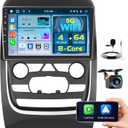 8 Core 4+64GB Android 15 Car Stereo for Dodge Durango 2014-2020 Wireless Carplay Android Auto, 9'' Touchscreen Car Radio with GPS, WiFi, 32EQ DSP, 59 UI, Bluetooth, FM RDS, Backup Camera