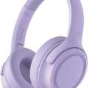 Wired Over-Ear Headphones with USB C Connector, Hi-Fi Stereo Sound, Noise-Isolating Ear Cups, Comfortable Fit for USB C Devices (No Bag, Purple)