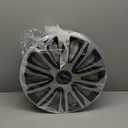 SCITOO Premium 16 Inch Hubcaps Set of 4 Wheel Rim Cover OEM Style Easy Snap On Car Truck SUV Hub Cap Replacement for Dodgefor Honda,for Mazda,for Kia,for Ford,for Mitsubishi,for Hyundai,etc. (Gloss Black & Silver)