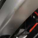 iTouchless 13 Gallon Oval Sensor Trash Can with Odor Filter, Automatic Motion Sensor Kitchen Bin, Soft-Close Stainless Steel, Slim Curved Wastebasket for Narrow Walkways & Islands, Matte Silver (Light Silver, Black)