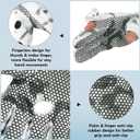 Geyoga 2 Pcs Men's Hunting Winter Gloves Camo Face Mask for Cold Weather(Snow)