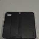 Arae Compatible with iPhone 16e Case Wallet with Card Holder,Wristlet Strap Wallet Flip Cover for iPhone 16e 6.1 inch Men/Women, RFID Blocking, Kickstand, Litchi Black