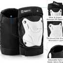 Tanden Skating Protective Gear Knee and Elbow Pads Wrist Guards for Roller Skating Skateboarding, Skate Pads Adult Knee Pads