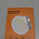 Rechargeable Motion Sensor Ceiling Light with Remote - Magnetic Wireless Ceiling Light Battery Powered for Closet Shower Stairs Shed Hallway ect (1 Pack, 3 Colour Temperatures)
