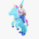 Inflatable Costume, Halloween Costumes Men Women Unicorn Rider, Blow Up Costume for Unisex Godzilla Toy…