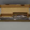 5/8” Diameter Bronze Curtain Rods 3090 Inch, for 3084 Inch Windows, Adjustable Splicing Antique Bronze Curtain Rods for Windows with Brackets, Window Rod Long Small Dark Brown Curtains Rod