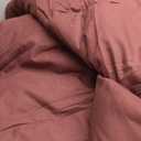 Mybedsoul 7 Pieces Burgundy Comforter Set King Size, Damask Bed in a Bag for King Bed, Lightweight Microfiber Boho Bedding Sets with Comforter, Sheet, Pillowcases & Shams for All Season(90"x104")