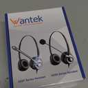 Wantek Corded Telephone Headset Mono w/Noise Canceling Mic for Avaya Aastra Allworx Adtran Alcatel Lucent AltiGen Comdial Digium Gigaset InterTel Mitel Plantronics MiVoice Landline Deskphones(F600S1)