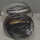 Sewer Jetter Kit for Pressure Washer 100FT, 5800PSI Drain Cleaner Hose 1/4 Inch NPT Corner, Rotating and Button Hose Sewer Jetting Nozzle Pearl Corsage Pin Waterproof Tape with 2 Spanner