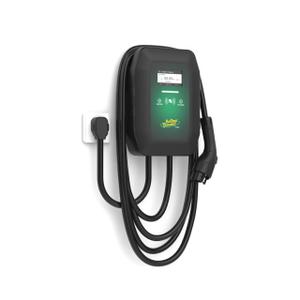 Battery Tender eCharge 48 AMP EV Charger - Level 2 Mounted Indoor Outdoor Fast Electric Vehicle Charging Station with Flexible 25ft Cable NEMA 14-50 - 022-3019-DL-WH