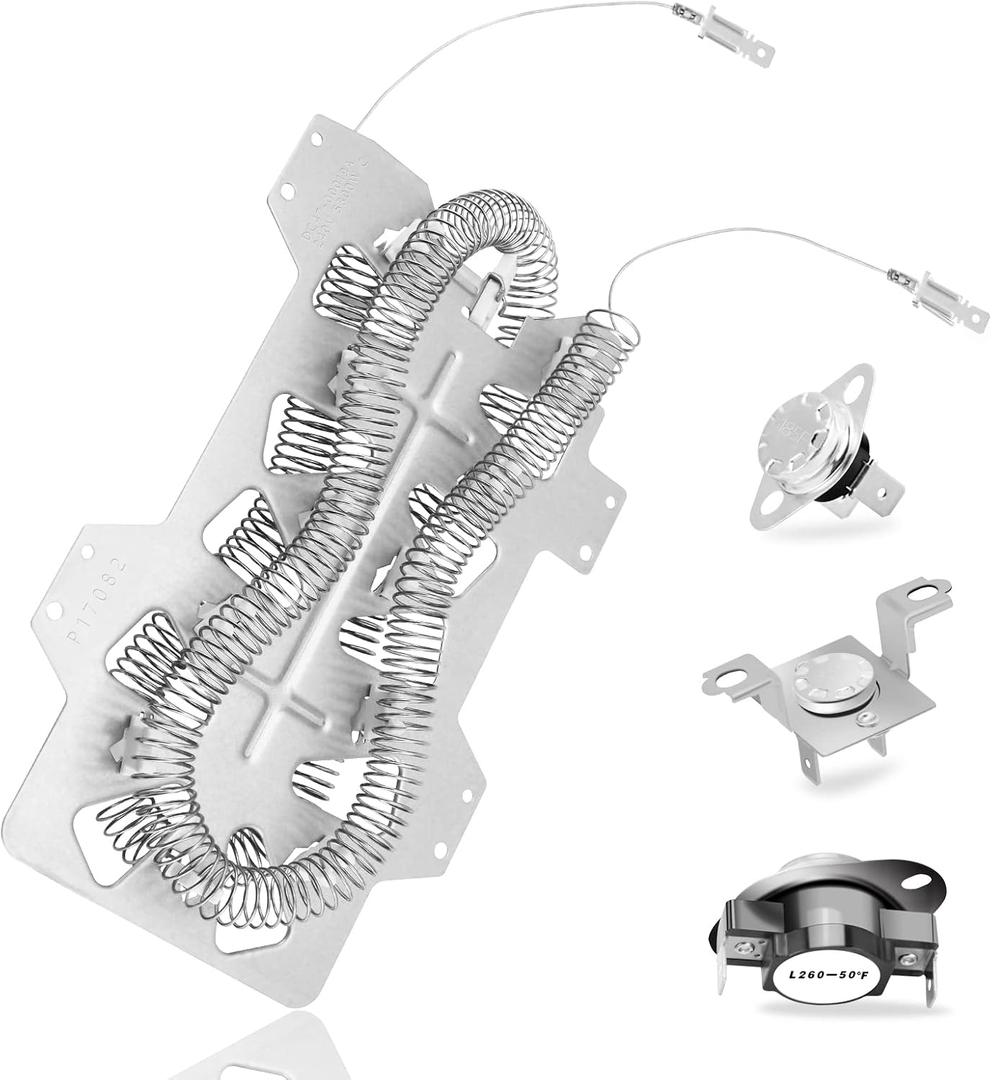 DVE45R6100C/A3 DV42H5200EF/A3 DV42H5200EP/A3 DV42H5000EW/A3 Dryer Heating Element for Samsung DVE50R5200W/A3 DV45H7000EW/A2 DV40J3000EW/A2,DC47-00019A,DC96-00887A, DC47-00016A,DC47-00018A
