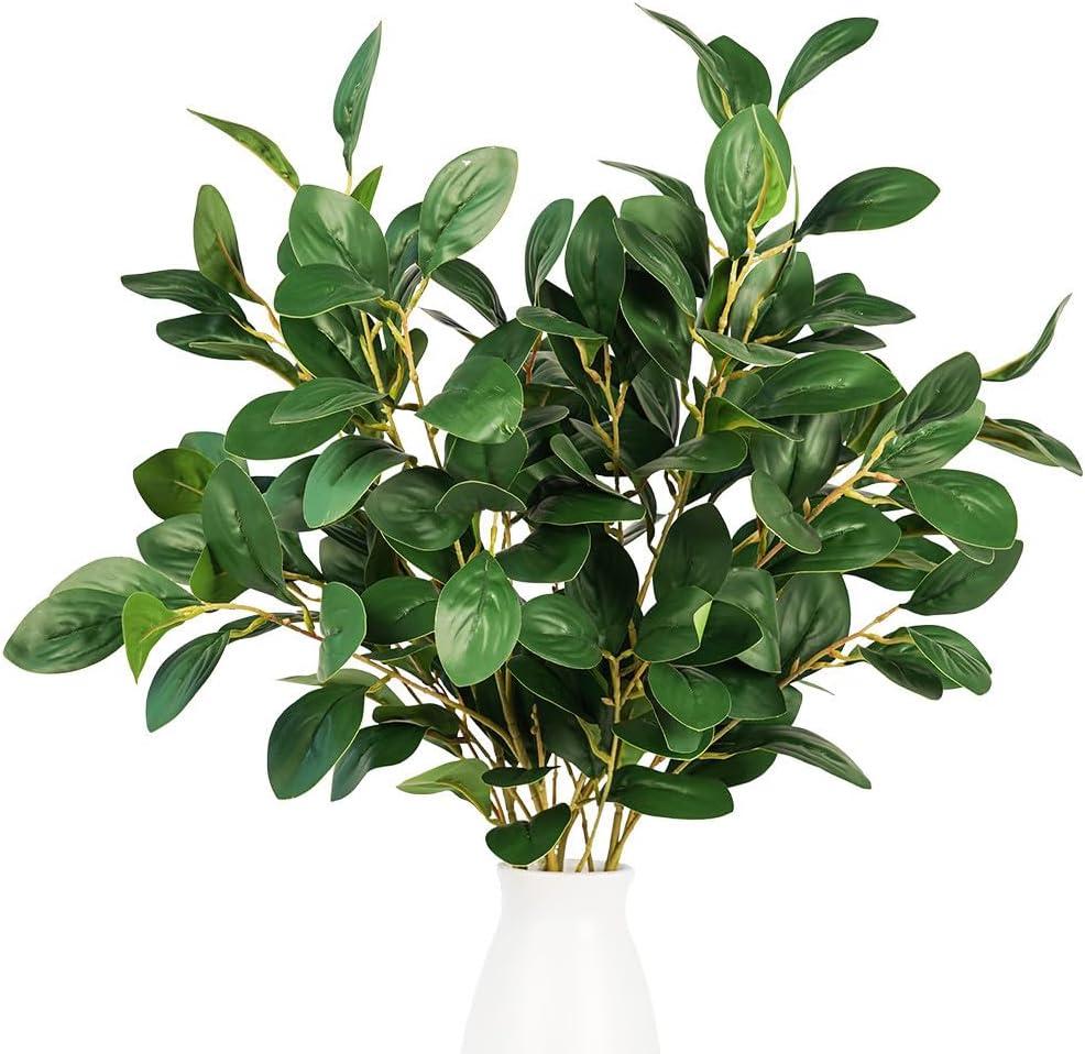 Melorca&Guilla Artificial Plants,3PCS 37" Green Faux Branches for Vase Faux Greenery Stems, Artificial Branches Fake Plants for Shop Garden Office Home Dcor (3, Watercress)