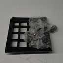 2 Packs Metal Square Plant Caddy with Wheels 12” Iron Wrought Rolling Plant Stand with Casters Heavy-duty Plant Dolly for Indoor and Outdoor Plant Pot Roller Base Square Plant Movers, Glossy Black