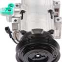 SCITOO AC Compressor fit for Hyundai for Santa Fe 3.5L 2003-2006, Air Conditioning Compressor fit for Hyundai for XG300 3.0L 2001, for Kia for Amanti 3.5L 2004-2006 CO 10921C 10360621