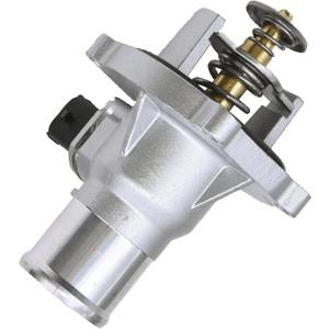 Engine Coolant Thermostat Housing Assembly Compatible with 2009-2011 Chevrolet Aveo, 2011-2016 Chevrolet Cruze, 2013-2018 Chevrolet Sonic, 2009-2010 Pontiac G3 Replace# 96984104