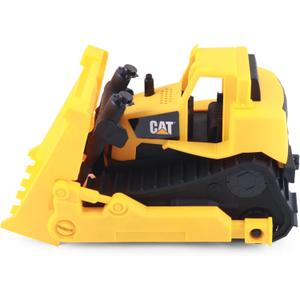 CAT Construction Toys, 15" Bulldozer Construction Toy, Ages 2+, Sturdy Plastic, No Batteries Required, Tough Rigs Series