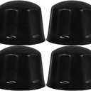 OUNONA Wheel Hub Cap Cover Replacement for Atv 4 Pack Rim Dust-Proof Rubber Center Caps for Rims Secure Fit Tire Nut Covers