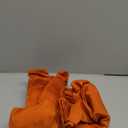 MIULEE Pack of 2 Decorative Outdoor Solid Waterproof Fall Throw Pillow Covers Euro Sham Faux Linen Garden Farmhouse Cushion Cases for Summer Patio Tent Balcony Couch Sofa 24x24 Inch Orange