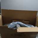 YOUNIKE Office Chair, Adjustable Swivel Armless Desk Chair with Wheels, Aesthetic Home Office Computer Task Chairs, Modern Faux Leather Upholstered Vanity Chair with Back, Blue