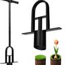 Bulb Planter Tool 34 Inch Standing, No Bend Long Handle