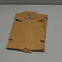 45pcs 4x4x2.5in Christmas Cookie Boxes, Brown Kraft Treat Boxes with Window, Small Xmas Bakery Boxes for Holiday Party Favor Pastries, Cupcakes, Cookies, Donuts, Gift Wrapping